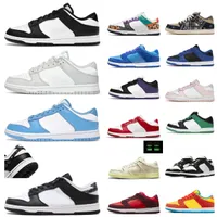 NEW Dunks Sb Casual Shoes Low Dunked Sneakers Pandas Pigeon Black White Chunky Dunky UNC Coast University Blue Purple Pulse Red Men Women Dunkes Designer Trainers