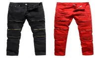 Men039S Jeans 3 Colors Mens Pants Hole Hole Hole Bontrans Cool for Guys 2021 Europe America Style Plus Size Male3751522