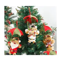 Dekoracje świąteczne Parachute wisiorka dla domowych wisiorty navidad drzewo ozdoby wiszące dekoracje rzemieślnicze