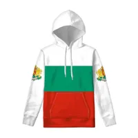 Bulgaria Hoodie DIY Бесплатное название номера BGR Country Whothirt Flag Flag BG Bulgarian Phot
