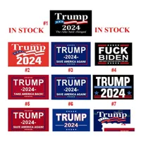 Banner Flags Dhs Ship Trump Election 2024 Keep Flag 90X150Cm America Hanging Banners 3X5Ft Digital Print Donald Biden Fast Drop Deli Dhkwj