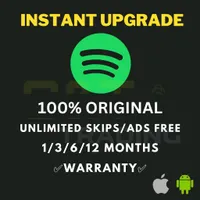 Global Gracze Spotify Premium 3/6/12 miesięcy stanowią 100% 1 godzinę szybka dostawa