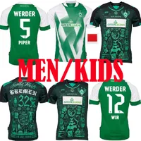 22 23 Werder Bremen Soccer Maglie Speciale Versione Marvin Ducksch Leonardo Bitttencourt Black Green quanto è profonda la tua camicia da calcio Love da uomo Kit Kit Uniform
