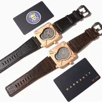 Brs Montree De Luxe Luxury Watch Men Watches 46x7.5mm 2824 Otomatik Mekanik Hareket Bakır Kılıf Titanyum Alt Kapak Kol saatleri