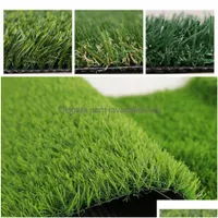 Dekoracje ogrodowe sztuczne dywan trawy zielony fałszywy syntetyczny krajobraz mata darń trawnik golf f9m3 y0914 Drop dostawa domowe patio dhael