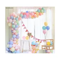 Party Decoration 10 20 30Pcs Aron Latex Balloons Pastel Candy Colors Baby Shower Decor Wedding Birthday Supply Helium Air Globos Dro Dhkkf