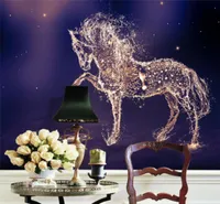 Пользовательские 3D PO обои лошадь с большой стены настенная бумага бумага гостиная спальня телевидение Фоны роспись обои арт домашний декор2536593