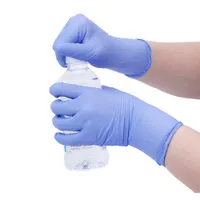 20個の粉末無料使い捨ての非刺激性ニトリル保護手袋健康診断用防水透明な家庭用食品