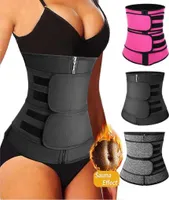 Waist Support S6XL Women Trainer Neoprene Body Shaper Belt Slimming Sheath Belly Reducing Tummy Sweat Shapewear Workout Trimmer C4617964