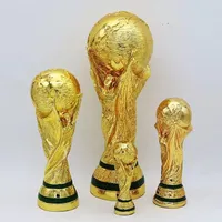 Andra leksaker Banners Football Trophy Souvenir Golden Harts Soccer Craft Champion Mascot Fan Gifts Office Home Decoration World Cup-Argentina 2022