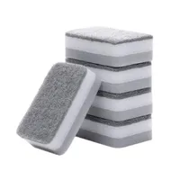 Brosses Supplies Nettoying Piètement Home Double face Nettoyage Sponge Rétalonnant Tampons de tampon