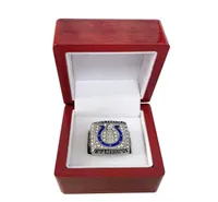 1970 2006 Johnny Unitas Hatıra Şampiyonası Yüzük Colts Boyut 11 18K Altın Kaplama Erkekler için Bütün Hediye9820296