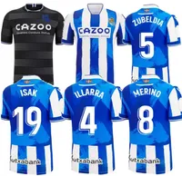 Real Sociedad 2022 2023 Voetbaltruien Oyarzabal X Prieto Portu David Silva voetbalshirt Juanmi 22 23 Carlos Fernandez Camiseta de Futbol Men Equipment
