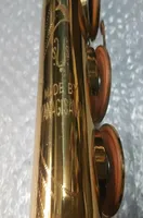 1976 YANAGISAWA S6 SOPRANO SAXOPHONE Musikinstrument B Flat mässing Guld Lacker Ny ankomst Saxsaxofonemad i Japan3994549