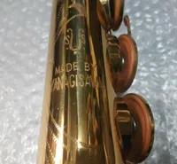 1976 YANAGISAWA S6 SOPRANO SAXOPHONE Musikinstrument B Flat mässing Guld Lacker Ny ankomst Saxsaxofonemad i Japan9635281