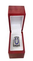 1970 2006 Johnny Unitas Hatıra Şampiyonası Ring Colts Boyut 11 18K Altın Kaplama Erkekler için Bütün