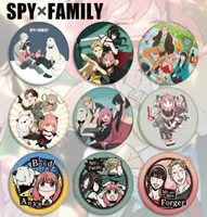 Anime Spy X Family Brooch Pins Twilight Yor Forger Anya Forger Charm Cosplay Figurer Runt märken LAPEL SOUVENIR SMYCKE GIFT6600069