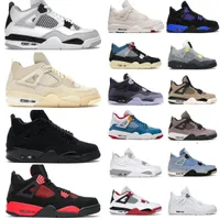 NEW Jumpman 4 4s basketball shoes for men women Military Black Cat Sail Red Thunder White Oreo Cactus Jack Blue University Infrared Cool Grey mens sports sneakers