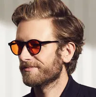 新しいデザイナーのサングラスフレームミルツェンジョニーデップ処方メガネ光学眼鏡フレームとlemtoshケース
