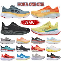 Hoka One Bondi 8 Running Shoes Mens t￪nis Triple Black Branco Ambar Amarelo Ver￣o Can￧￣o Antracite Castlerock Goblin Blue Men Women Designer Sneakers Trainers