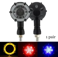 Twocolor Modification Round Motorcycle Turn Signal Light Sequence Flasher Accessories LED Strips6608383