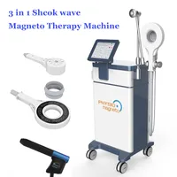 3 en 1 pierna Massagers Equipo Terapia magnética Physio Magneto PMST Shock Worthwave EMTT Máquina para alivio del dolor en las articulaciones