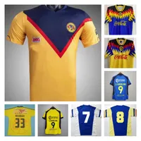 1987 1988 2001 2002 Retro Soccer Jerseys Club America Liga MX Football Shirts Mexico R.Sambueza P.Aguilar O.Peralta