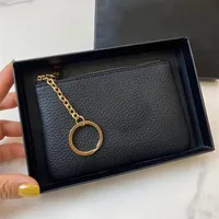 Designers Coin Purse Wallet Key Pouch Cowhide Leather Designer Bags Luxury Bag Black Womens Mens Mini Handbags Wallets Card Holder244l