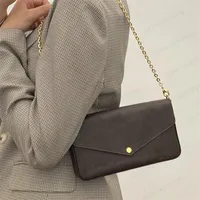 Designer Handbags Clutch Cross body Bags Lady Envelope Shoulder Bag For Women Fashion Chains Purse Luxury Letter Print Handbag Cow249b