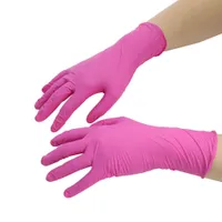 10 pairs Factory wholesale 100 Pieces Disposable Nitrile Gloves non sterile Powder Free disposable glove