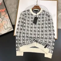 Sweater de dise￱ador Sweaters Mujer marcas de lujo Cardigan Knit Round Neck Womens Fashion Fashion Ropa de manga larga S-L