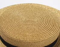 Cappello largo della moda con cappello oro ape in metallo in metallo largo gusto di cannuccia parentchild visone viscinga di paglia hat3247608