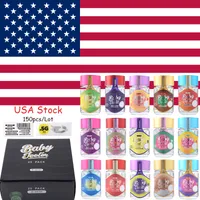 Lager i USA Baby Jeeter Preroll Bag 5 Packs Container E CIGS PEROLLING PAPPER HÖG POTY INDUSED med flytande diamantkotte Pappersetiketter Box Förpackning 150 st per parti