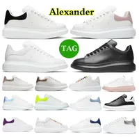2023 Casual schoenen Mc Espadrilles Trainers Dames Flats Platform Designer Oversized Wit Zwart Koningin Leer Luxe Velvet Suede Mens Alexander 36-45