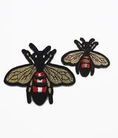 25pcs Embroidery Bee Patch Sew Iron On Patch Badge Fabric Applique DIY for clothes shoes bags6046869