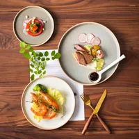 Placas Ins inseto de prato de jantar retro moda elegante colorida sopa de color