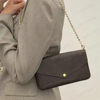 Designer Handbags Clutch Cross body Bags Lady Envelope Shoulder Bag For Women Fashion Chains Purse Luxury Letter Print Handbag Cow3042