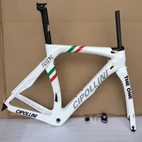 2021カーボンロードフレームCipollini RB1K The One Shiny RB1000 K08 Italian Flag Carbon Fiber Road Bike Bicycle Frame Set328a