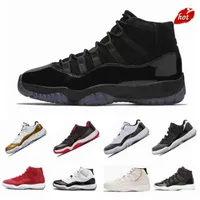 Slippers Outdoor Shoes Sandals 25th Anniversary 11 11s low Basket Shoes Concord Bred HIGH Space Jam Mens Womens Cap and Gown Gamma Blue Jumpman 23