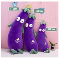 Vegetable Eggplant Creative Plush Toys Kids Toys Soft Stuffed Cute Pillow Girl Friend Winter Gifts Gift292H