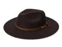 LuckylianJi Retro Kid Child Vintage 100 Wool Wide Brim Cap Fedora Panama Jazz Bowler Hat Hat Band 54cmadjusted Y2001102489521