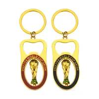 Großhandel Gold Flaschenöffner Schlüsselkette rotierender Schlüsselbund -Souvenirflaschenanhänger Fans Geschenke FY2695