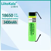 100% NewOriginal NCR18650B batteries 3.7 v 3400 mah 18650 Lithium Rechargeable Battery Welding Nickel Sheet