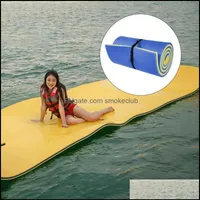 Swimming Sports Outdoors Beach Pool Float Mat Water Floating Foam Pad River Lake Mattress Bed Summer Game Toy & Aessories Drop Del275o