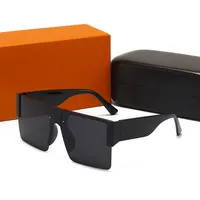 2022 Tasarımcı Güneş Gözlüğü Erkek ve Kadın Güneş Gözlükleri Özel UV Koruma Goggle Vintage Büyük Kare Çerçeve Top Kalite Des Lunettes251T