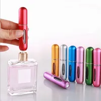 5mlポータブルミニ補充可能な香水ボトルスプレー香りポンプ旅行空の化粧品コンテナスプレーアトマイザーボトル