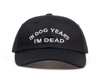 犬の年には、死んだ野球帽の刺繍パパ100コットン流行語スナップバックユニセックスファッション調整可能7363206
