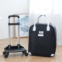 Pink Sugao Designer Travel Bag Мужчины и женщины чемодан большой багаж нейлоновые материалы.