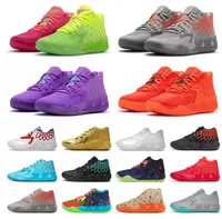 2023 Lamelo Ball MB 01 Basketball Shoes Rick Red Green And Morty Galaxy Purple Blue Grey Black Queen Buzz City Melo Sports Trainner Sneakers