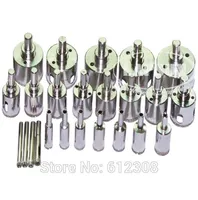 24pcsSet High Quality 3mm 30mm Diamond Coated Drill Bits Kit Hole Saw Holesaw for Marble Glass Tile Ceramicor Granite Cutter3365513
